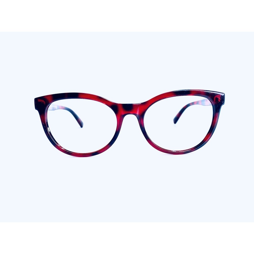 Versace Red Tortoise Gold Medusa Temple Eyeglasses Italy MOD 3247 53 18 140